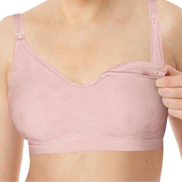 Playtex Maternity Nursing Seamless Wirefree Full Coverage Bra US4956 Size S - Picture 13 of 13